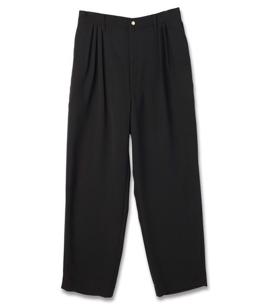 【美品】CULLNI ベルト付きパンツ(黒) 美品】CULLNI ベルト付きパンツ(黒)