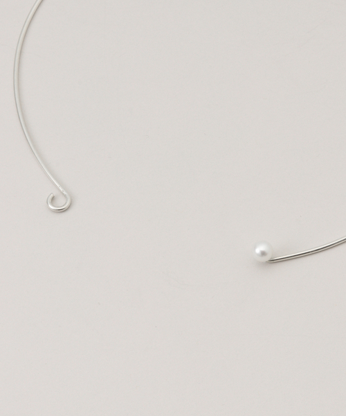 FRAMeWORK(フレームワーク)の「PREEK/プリーク baroque pearl line chokerネックレス 38(ネックレス・レディース・シルバー・FREE)」の6枚目の写真