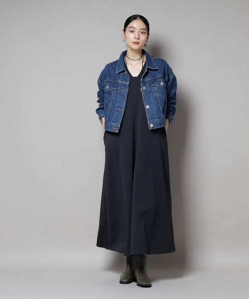 SOMETHING（サムシング）の「Something/BIG DETAIL DENIM JACKET（デニムジャケット・レディース・ライトブルー/ダークブルー・FREE）」の13枚目の写真