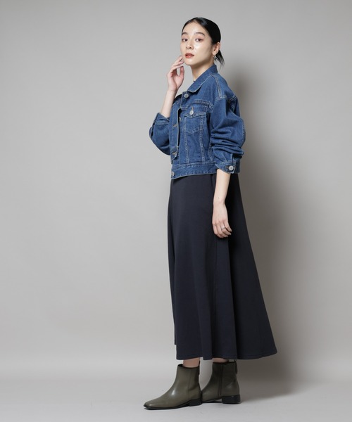 SOMETHING（サムシング）の「Something/BIG DETAIL DENIM JACKET（デニムジャケット・レディース・ライトブルー/ダークブルー・FREE）」の16枚目の写真