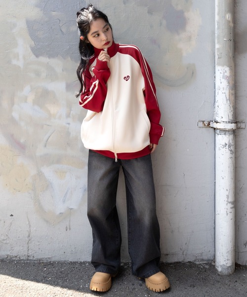 WEGO（ウィゴー）の「WEGO/ラグランライントラックジャケット（ジャージ・メンズ・ブルー系その他/ネイビー/オフホワイト/ブラック系その他/ブラウン/レッド系その他・MEDIUM/LARGE）」の20枚目の写真