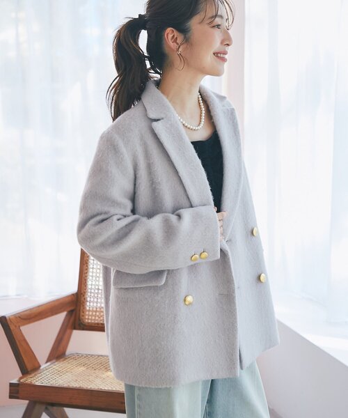 セール】【軽くて着心地最高！】ヘアリーシャギージャケット