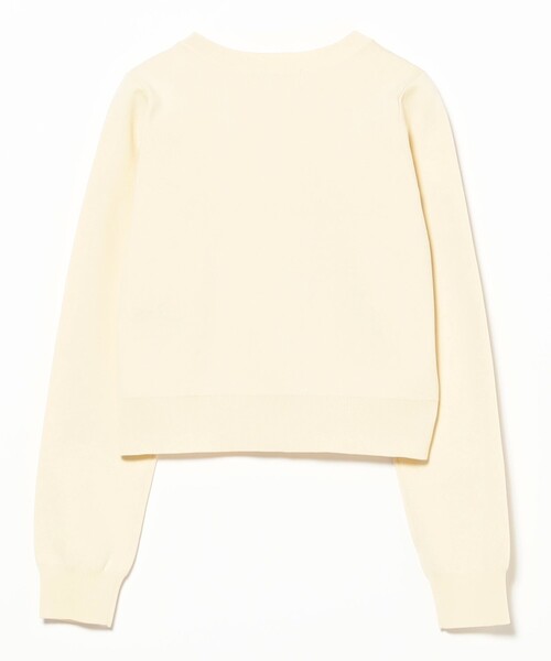 Ray BEAMS（レイビームス）の「メタル ボタン クルーネック カーディガン [手洗い可]（ニット/セーター・レディース・ブラック/ホワイト系その他6/レッド・ONE SIZE）」の17枚目の写真