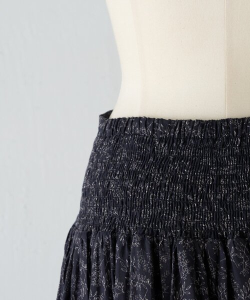 BEARDSLEY（ビアズリー）の「リーフプリントスカート（スカート・レディース・ブラック・FREE）」の11枚目の写真
