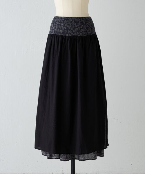 BEARDSLEY（ビアズリー）の「リーフプリントスカート（スカート・レディース・ブラック・FREE）」の15枚目の写真