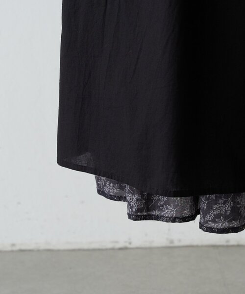 BEARDSLEY（ビアズリー）の「リーフプリントスカート（スカート・レディース・ブラック・FREE）」の16枚目の写真
