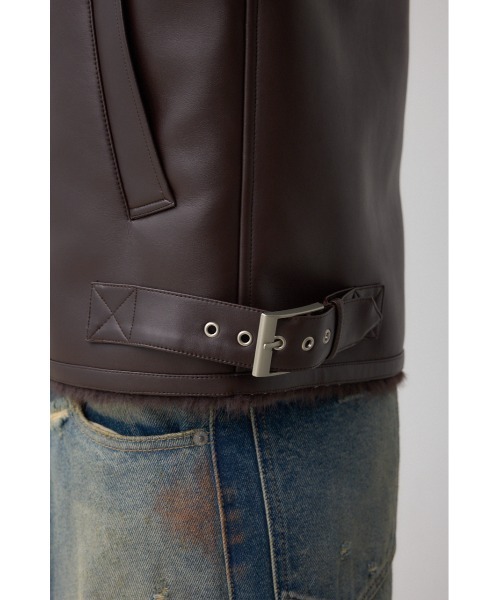 AZUL by moussy(アズールバイマウジー)の「B3ブルゾン(ブルゾン・メンズ・ブラウン/ブラック・MEDIUM/LARGE)」の3枚目の写真