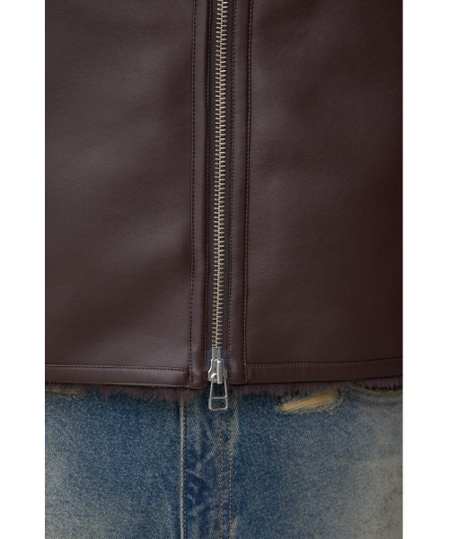 AZUL by moussy(アズールバイマウジー)の「B3ブルゾン(ブルゾン・メンズ・ブラウン/ブラック・MEDIUM/LARGE)」の5枚目の写真