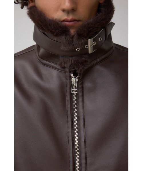 AZUL by moussy(アズールバイマウジー)の「B3ブルゾン(ブルゾン・メンズ・ブラウン/ブラック・MEDIUM/LARGE)」の7枚目の写真