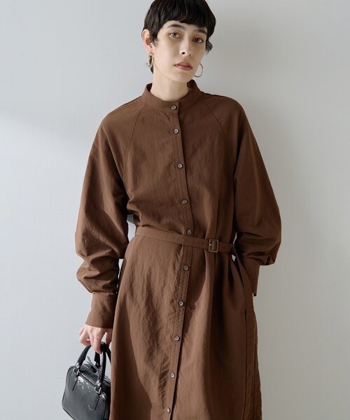 ナイロンシャツドレス（ワンピース）｜Whim Gazette（ウィムガゼット