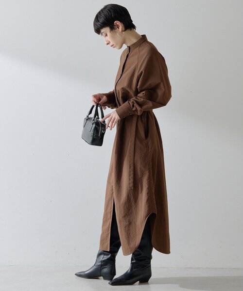 ナイロンシャツドレス（ワンピース）｜Whim Gazette（ウィム