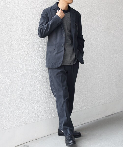 SHIPS any（シップス エニィ）の「SHIPS any:〈洗濯機可能〉SOLOTEX(R) コーデュロイ セットアップ ジャケット & イージーパンツ◇（セットアップ・メンズ・ブラック/ブラウン/チャコールグレー・X-LARGE/LARGE/MEDIUM/SMALL）」の5枚目の写真