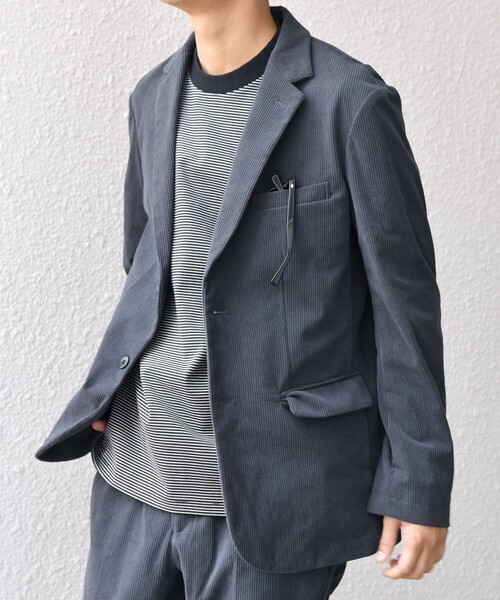 SHIPS any（シップス エニィ）の「SHIPS any:〈洗濯機可能〉SOLOTEX(R) コーデュロイ セットアップ ジャケット & イージーパンツ◇（セットアップ・メンズ・ブラック/ブラウン/チャコールグレー・X-LARGE/LARGE/MEDIUM/SMALL）」の7枚目の写真