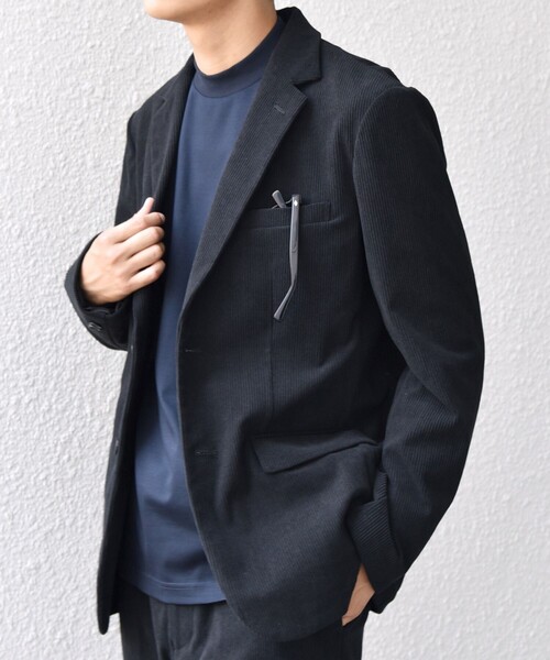 SHIPS any（シップス エニィ）の「SHIPS any:〈洗濯機可能〉SOLOTEX(R) コーデュロイ セットアップ ジャケット & イージーパンツ◇（セットアップ・メンズ・ブラック/ブラウン/チャコールグレー・X-LARGE/LARGE/MEDIUM/SMALL）」の15枚目の写真