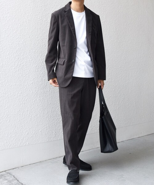 SHIPS any（シップス エニィ）の「SHIPS any:〈洗濯機可能〉SOLOTEX(R) コーデュロイ セットアップ ジャケット & イージーパンツ◇（セットアップ・メンズ・ブラック/ブラウン/チャコールグレー・X-LARGE/LARGE/MEDIUM/SMALL）」の20枚目の写真