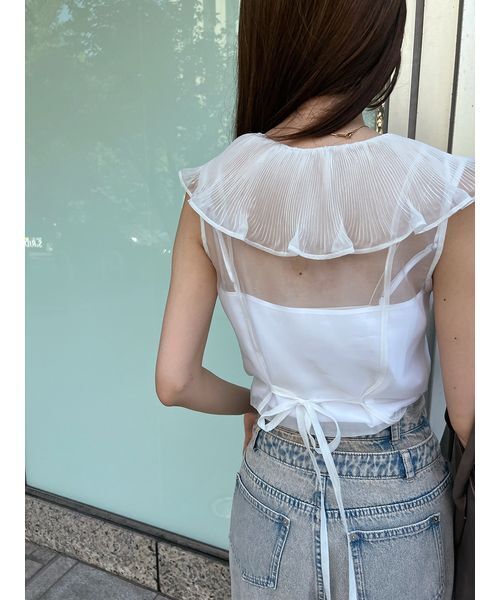 snidel シアーブラウス SNIDEL｜ビッグカラーシアーブラウス | Rakuten Fashion(楽天