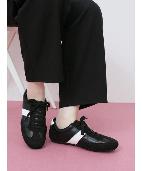 Samansa Mos2 blue（サマンサモスモスブルー）の「クラシックスニーカー（ドレスシューズ・レディース・グレー/ブラック/キナリ・L/M）」の15枚目の写真