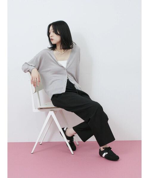 Samansa Mos2 blue（サマンサモスモスブルー）の「クラシックスニーカー（ドレスシューズ・レディース・グレー/ブラック/キナリ・L/M）」の17枚目の写真