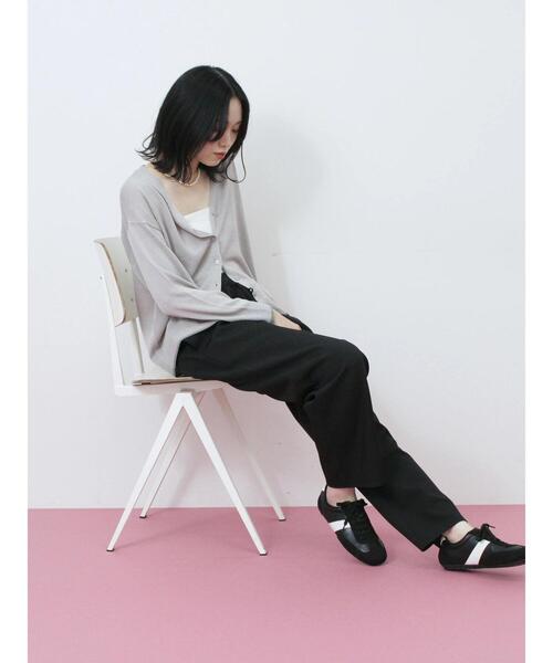 Samansa Mos2 blue（サマンサモスモスブルー）の「クラシックスニーカー（ドレスシューズ・レディース・グレー/ブラック/キナリ・L/M）」の18枚目の写真