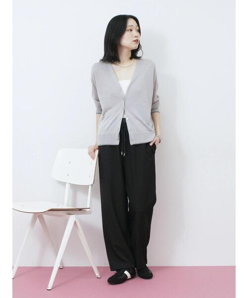 Samansa Mos2 blue（サマンサモスモスブルー）の「クラシックスニーカー（ドレスシューズ・レディース・グレー/ブラック/キナリ・L/M）」の20枚目の写真