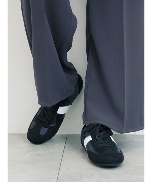 Samansa Mos2 blue（サマンサモスモスブルー）の「クラシックスニーカー（ドレスシューズ・レディース・グレー/ブラック/キナリ・L/M）」の21枚目の写真