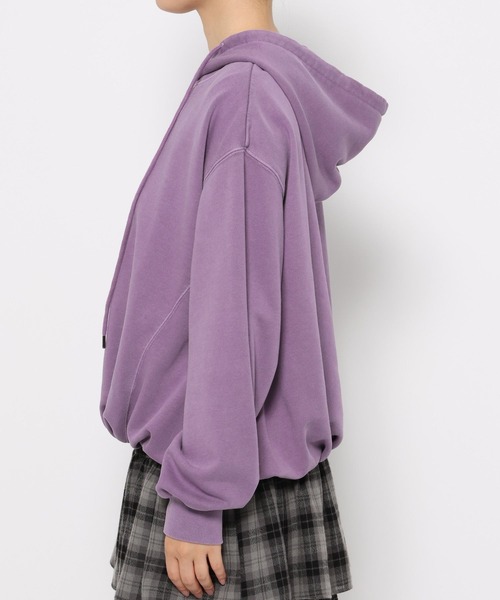 LOWRYS FARM（ローリーズファーム）の「バルーンウラケフーディ  581280（パーカー・レディース・パープル/チャコールグレー/ブラウン・FREE）」の19枚目の写真