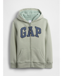 GAP | Gapロゴ 裏ボア ジップアップパーカー (キッズ)(パーカー)