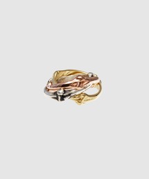bone shaped trinity ring.