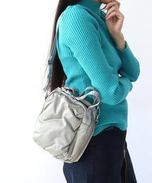 【Casselini】ナイロンBOXY BAG