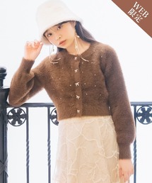 WILLSELECTION | パール＆ビジューフェザーカーディガン(カーディガン/ボレロ)