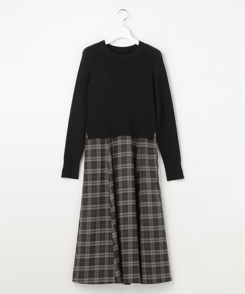 ANY SIS（エニィスィス）の「ドッキングニット ワンピース（ワンピース・レディース・ブラック系/ネイビー系9・MEDIUM/LARGE/SMALL）」の17枚目の写真