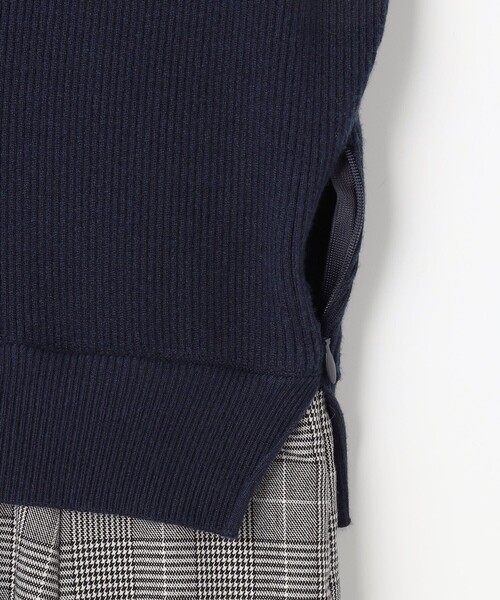 ANY SIS（エニィスィス）の「ドッキングニット ワンピース（ワンピース・レディース・ブラック系/ネイビー系9・MEDIUM/LARGE/SMALL）」の7枚目の写真