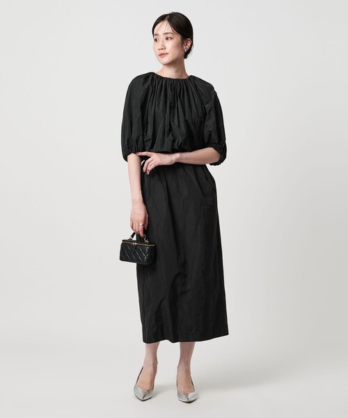 ギャザー ワンピース‐ウォッシャブル‐（ワンピース）｜UNITED