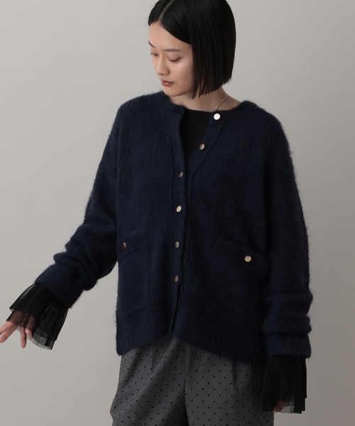 A part by(アパートバイ)の「ソデチュールプリーツプルオーバー_長袖(Tシャツ/カットソー・レディース・ブラック/ライトグレー/オフホワイト・FREE)」の8枚目の写真