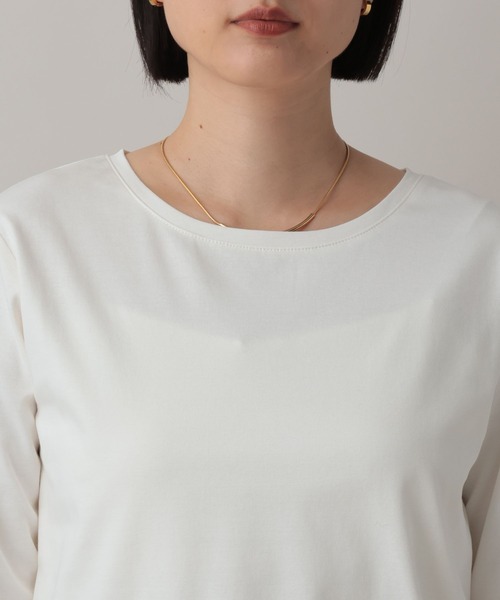 A part by(アパートバイ)の「ソデチュールプリーツプルオーバー_長袖(Tシャツ/カットソー・レディース・ブラック/ライトグレー/オフホワイト・FREE)」の17枚目の写真