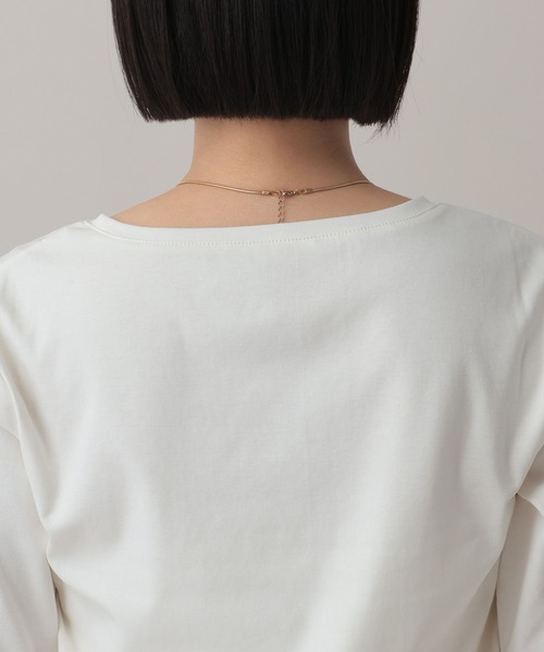 A part by(アパートバイ)の「ソデチュールプリーツプルオーバー_長袖(Tシャツ/カットソー・レディース・ブラック/ライトグレー/オフホワイト・FREE)」の18枚目の写真