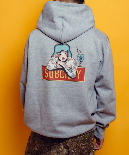 Subciety(サブサエティ)の「innocence hoodie(ベスト・メンズ・ブラック/オリーブ/グレー・MEDIUM/LARGE/X-LARGE/XX-LARGE/SMALL)」の3枚目の写真