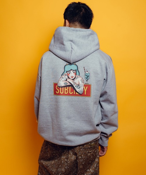 Subciety(サブサエティ)の「innocence hoodie(ベスト・メンズ・ブラック/オリーブ/グレー・MEDIUM/LARGE/X-LARGE/XX-LARGE/SMALL)」の7枚目の写真