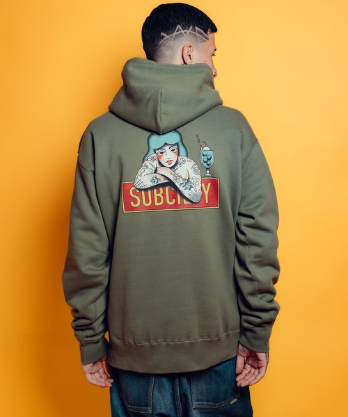 Subciety(サブサエティ)の「innocence hoodie(ベスト・メンズ・ブラック/オリーブ/グレー・MEDIUM/LARGE/X-LARGE/XX-LARGE/SMALL)」の9枚目の写真