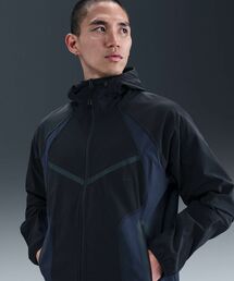 NIKE(iCL)̃iCL ebN Y Dri-FIT E[u J[ubN [Y I[o[TCYh WPbg / Nike Tech Men's Dri-FIT Woven Color-Block Loose Oversized Jacket IH8462-010 Black(iCWPbg)