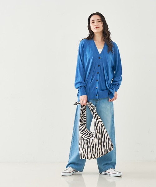 collex（コレックス）の「レイヤードカーディガン（カーディガン/ボレロ・レディース・ブルー/ブラウン/ブラック・フリー）」の4枚目の写真