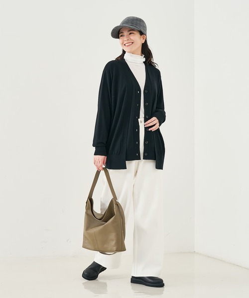 collex（コレックス）の「レイヤードカーディガン（カーディガン/ボレロ・レディース・ブルー/ブラウン/ブラック・フリー）」の6枚目の写真