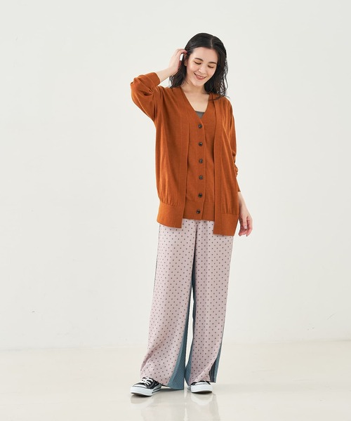 collex（コレックス）の「レイヤードカーディガン（カーディガン/ボレロ・レディース・ブルー/ブラウン/ブラック・フリー）」の8枚目の写真