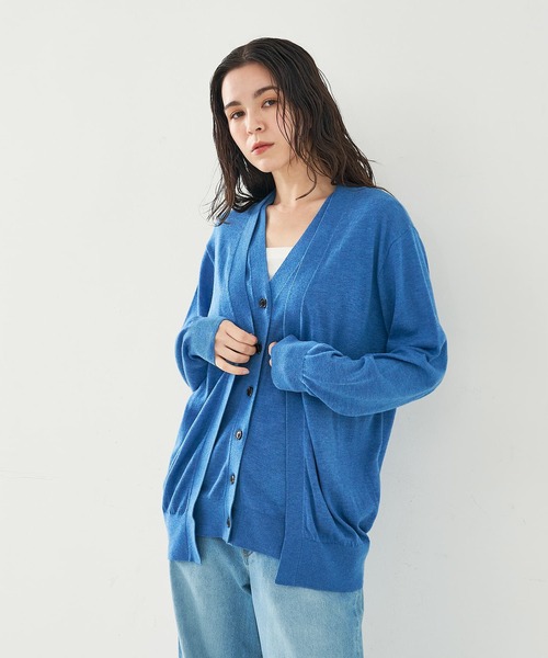 collex（コレックス）の「レイヤードカーディガン（カーディガン/ボレロ・レディース・ブルー/ブラウン/ブラック・フリー）」の14枚目の写真