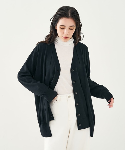 collex（コレックス）の「レイヤードカーディガン（カーディガン/ボレロ・レディース・ブルー/ブラウン/ブラック・フリー）」の17枚目の写真