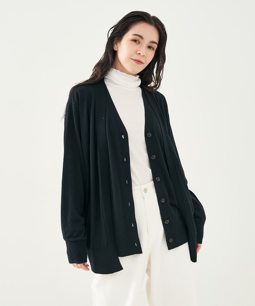 collex（コレックス）の「レイヤードカーディガン（カーディガン/ボレロ・レディース・ブルー/ブラウン/ブラック・フリー）」の18枚目の写真