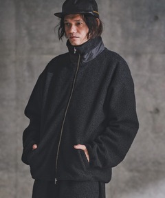 FUR-COLLARED MELTON FLIGHT JACKET / ファーメルトンフライト
