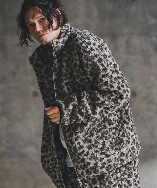 GLIMCLAP(グリムクラップ)の「mj11099-Fluffy Zip-Up Jacket - Poodle Faux Fur プードルファージャケット(192-056-gla-cf)(その他アウター・メンズ・ブラック系その他/キャメル/チャコール・S/M/L)」の16枚目の写真