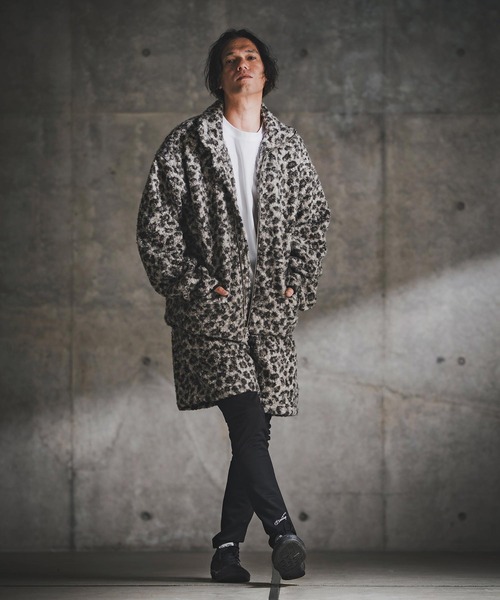 GLIMCLAP(グリムクラップ)の「mj11099-Fluffy Zip-Up Jacket - Poodle Faux Fur プードルファージャケット(192-056-gla-cf)(その他アウター・メンズ・ブラック系その他/キャメル/チャコール・S/M/L)」の19枚目の写真