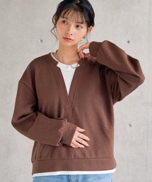 attiree（アティレー）の「レイヤードライクドッキングプルオーバー（スウェット）」